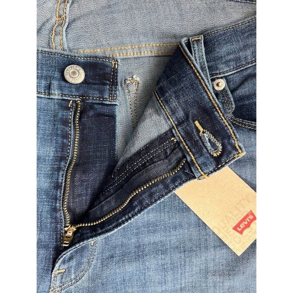 Levis Womens Jeans Classic Straight Sculpt Mid Rise Med Blue Plus Size 22W - Picture 8 of 16